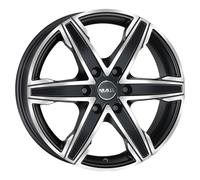 JANTES ROUES MAK KING6 POUR RENAULT ALASKAN M1 7.5X17 6X114,3 ICE BLACK O7H