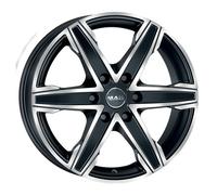 MAK Jantes King6 pour Toyota Hilux 4WD M1 6.5x16 6x139,7 Ice Black 1A9