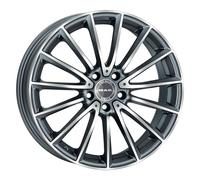 JANTES ROUES MAK KOMET POUR AUDI A6 AVANT 7.5X17 5X112 GUN MET-MIRROR FACE YMB