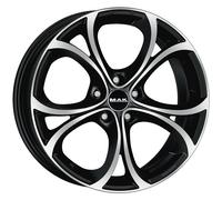 JANTES ROUES MAK LARIO POUR CITROEN - DS C5 X 8X18 5X110 BLACK MIRROR 7NC