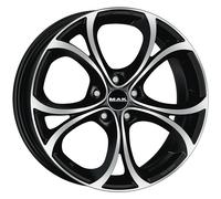 JANTES ROUES MAK LARIO POUR JEEP COMPASS 8.5X19 5X110 BLACK MIRROR 9D2