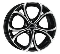 JANTES ROUES MAK LARIO POUR OPEL OMEGA 7.5X17 5X110 BLACK MIRROR ENR