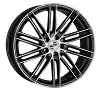 MAK Jantes Leipzig-D pour Porsche Macan S 10.5X20 5X112 Black Mirror 3X3