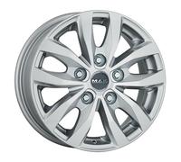 JANTES ROUES MAK LOAD 5 3 POUR FORD TRANSIT - TOURNEO N1 7X17 5X160 SILVER 39X