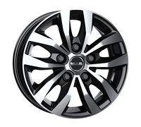 JANTES ROUES MAK LOAD 5 POUR NISSAN PRIMASTAR N1 7X17 5X118 BLACK MIRROR T0C
