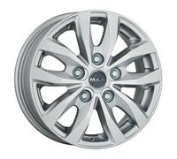 JANTES ROUES MAK LOAD 5 POUR VOLKSWAGEN TRANSPORTER T4 N1 6.5X16 5X112 SILVER 4