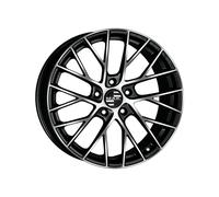 MAK Jantes roues Monaco pour Volkswagen Golf V Cross 8.5x19 5x112 BLACK MIR DOD