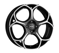 MAK Jante F7580MOBM34LGX 7.5x18 5x110 Black Mirror