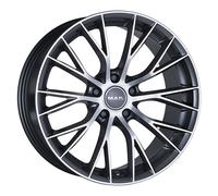 JANTES ROUES MAK MUNCHEN POUR FORD FOCUS ST 8.5X19 5X108 GUN MET-MIRROR FACE RBZ
