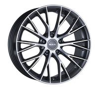 JANTES ROUES MAK MUNCHEN POUR TOYOTA AURIS 8.5X19 5X112 GUN MET-MIRROR FACE X6U