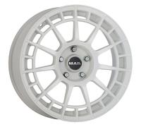 JANTES ROUES MAK NTT POUR FIAT ABARTH 500E 7X18 4X098 GLOSS WHITE 8GL