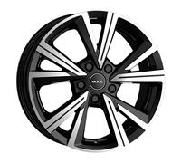 JANTES ROUES MAK QVARZ POUR SEAT TOLEDO 6.5X16 5X114,3 BLACK MIRROR CEB
