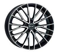 JANTES ROUES MAK SPECIALE POUR FIAT 500X 8.5X19 5X110 BLACK MIRROR LP7