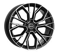 JANTES ROUES MAK STILO-D POUR BMW SERIE 7 750 9.5X20 5X112 BLACK MIRROR QLW