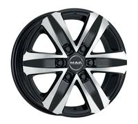MAK Jantes Stone 6 pour Volkswagen Amarok 8.5x20 6x139,7 Black Mirror