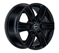 JANTES ROUES MAK STONE 6 POUR NISSAN NAVARA M1 8X18 6X114,3 GLOSS BLACK 6D0