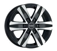 JANTES ROUES MAK STONE 6 POUR TOYOTA HILUX 4WD N1 8.5X20 6X139,7 BLACK MIRR MIE