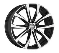 JANTES ROUES MAK WOLF POUR SKODA RAPID 7.5X17 5X100 BLACK MIRROR 99L