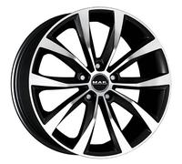 JANTES ROUES MAK WOLF POUR VOLKSWAGEN GOLF VII SPORTSVAN 7X17 5X112 BLACK MIRRO