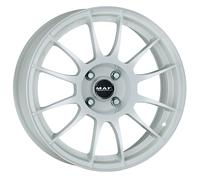 MAK Jante alliage XLR pour Fiat Grande Punto 7,0J17 4x100 35 72 Brillant blanc
