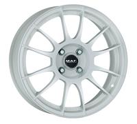 MAK Jantes Roues XLR pour Opel Corsa-E 7.5x18 4x100 Gloss White PI6