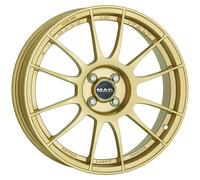 MAK Jantes XLR pour Chevrolet Aveo 7.5X18 4X100 Gold NHI