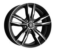 JANTES ROUES MOMO FAST 7,5X17 5X114,3 MATT BLACK POLISHED IL6