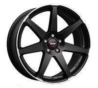 JANTES ROUES MOMO SEVEN 8X18 5X112 MATT BLACK POLISHED ETF