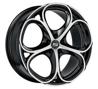 JANTES ROUES MSW 82 POUR OPEL ASTRA TWIN TOP 8X19 5X110 GLOSS BLACK FULL POLISH