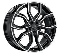 JANTES ROUES MSW MSW 41 POUR MAZDA TRIBUTE 8X19 5X114.3 GLOSS BLACK FULL POLISH