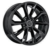 JANTES ROUES MSW MSW 42 POUR RENAULT KADJAR 7.5X17 5X114.3 GLOSS BLACK 1JR