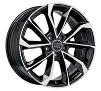JANTES ROUES MSW MSW 42 POUR AUDI A5 CABRIOLET 7.5X17 5X112 GLOSS BLACK FUL 686