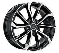 JANTES ROUES MSW MSW 42 POUR VOLKSWAGEN GOLF VI 8X18 5X112 GLOSS BLACK FULL POL