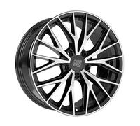 MSW Wheels Jantes MSW 44 pour BMW IX1 8,5x20 5x112 Noir brillant entièrement poli