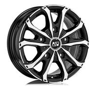 Jante Alu Msw Msw 48 Van 16 Pouces - 6.5x16 5x130 Et55 Noir Brillant