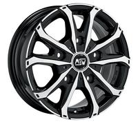 Jante alu MSW MSW 48 VAN 16" 6.5J 5x118 ET 55 71.1 GLOSS BLACK FULL POLISHED
