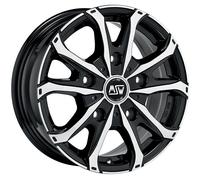 JANTES ROUES MSW MSW 48 VAN POUR FIAT DUCATO LIGHT M1 7X17 5X130 GLOSS BLAC R6O