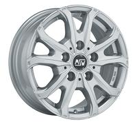 JANTES ROUES MSW MSW 48 VAN POUR FIAT DUCATO LIGHT N1 7X17 5X118 FULL SILVE QC7