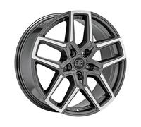 JANTES ROUES MSW MSW 52 POUR JAGUAR X-TYPE 8.5X20 5X108 GLOSS GUN METAL FUL F9W