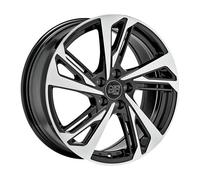 JANTES ROUES MSW MSW 60 POUR VOLKSWAGEN CADDY LIFE 7X17 5X112 GLOSS BLACK FULL