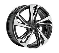 JANTES ROUES MSW MSW 60 POUR VOLKSWAGEN CADDY N1 7.5X18 5X112 GLOSS BLACK F DAG