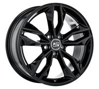 JANTES ROUES MSW MSW 71 POUR VOLKSWAGEN CADDY LIFE 8X19 5X112 GLOSS BLACK 8 8PT