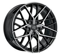 JANTES ROUES MSW MSW 74 POUR FORD FOCUS ST 8,5X20 5X108 GLOSS BLACK FULL PO 7FW
