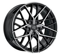 JANTES ROUES MSW MSW 74 POUR TOYOTA AURIS HYBRID II 8X19 5X114,3 GLOSS BLAC 9ES