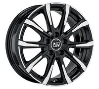 JANTES ROUES MSW MSW 79 POUR VOLVO S80 7X17 5X108 GLOSS BLACK FULL POLISHED CP4