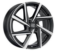 MSW Wheels Jante alu MSW 80-4 16" 6.5J 4x100 ET45 63.4 Noir brillant entièrement polie