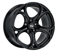 JANTES ROUES MSW MSW 82 POUR VOLKSWAGEN POLO R WRC 8X18 5X100 GLOSS BLACK 2FR