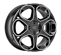 MSW Wheels Jantes MSW 83 pour Alfa Romeo Tonale 8x19 5x110 Noir brillant poli