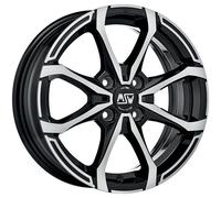 JANTES ROUES MSW X4 POUR OPEL ASTRA 6X16 4X100 BLACK FULL POLISHED GBFP TNB
