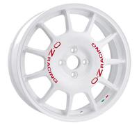 JANTES ROUES OZ RACING LEGGENDA POUR OPEL CORSA 1.7CC 7X17 4X100 RACE WHITE 7SH